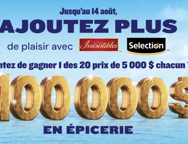 Grand Concours Metro : Gagnez l’un des 20 prix en cartes-cadeaux d’une valeur de 5000$