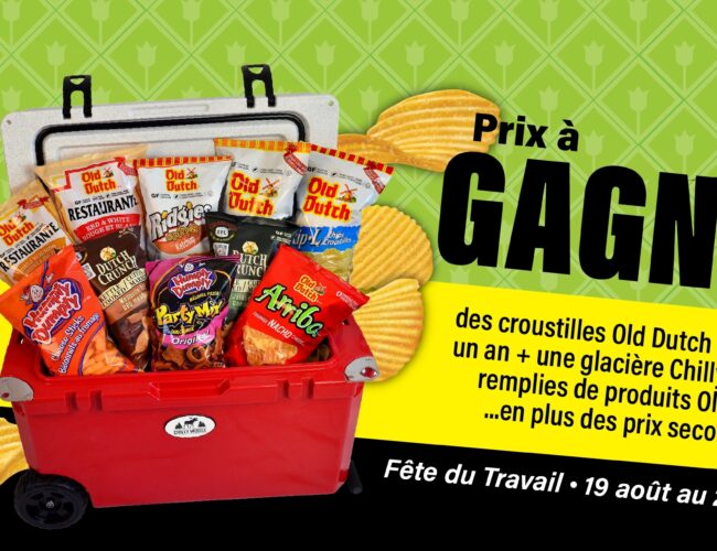 Participez au Concours Old Dutch et Courez la Chance de Gagner 1 An de Croustilles et Plus !