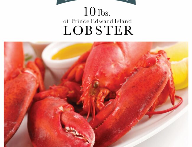 Participez au concours « Lobster PEI » et gagnez un festin de homard de 10 LB !