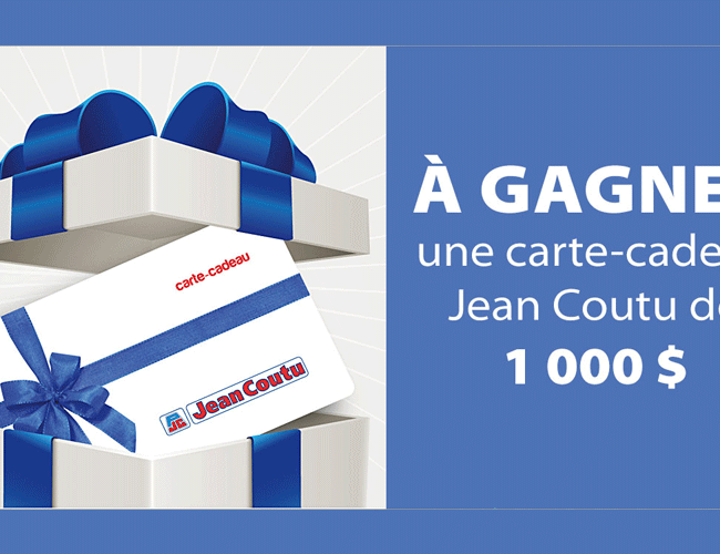 Participez au Sondage Jean Coutu et Courez la Chance de Gagner une Carte Cadeau de 1000$ Chaque Mois!