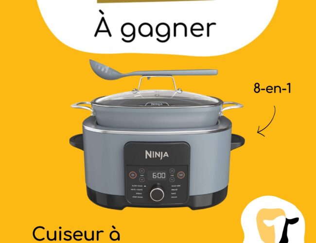 Concours « Veau du Québec » : Gagnez un Cuiseur à Usages Multiples 8-en-1 de Ninja Food