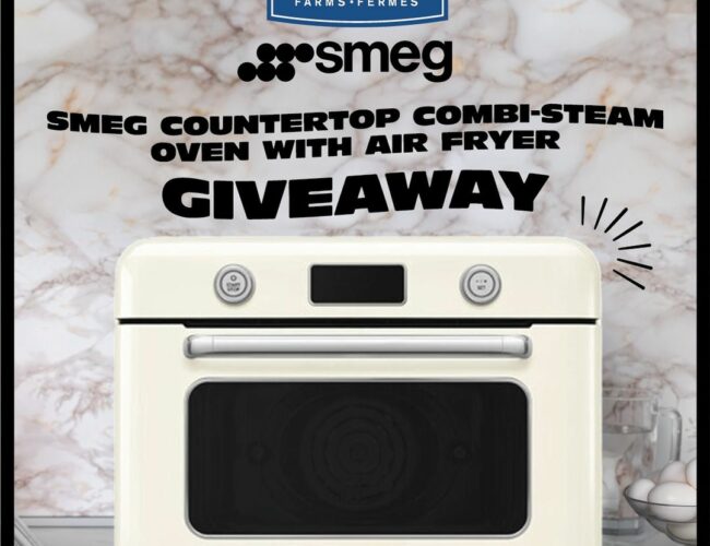 Jeu concours « Fermes Burnbrae » : Gagnez un four à vapeur combiné de comptoir Smeg