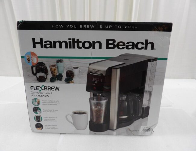 Concours : Gagnez une Machine à Café Hamilton Beach FlexBrew Advanced 5-in-1 et un Mélangeur de Voyage