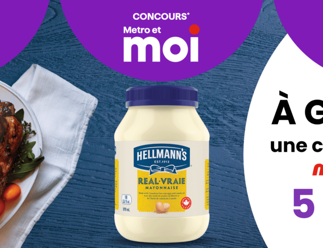 Concours Hellmann’s chez Metro : Gagnez une Carte Cadeau de 5000$ ! 🛒🎉