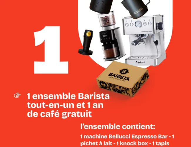 Concours Bellucci : Gagnez une machine Espresso Bar ou une cafetière Moccamaster ! ☕