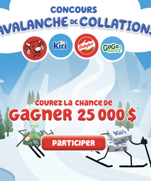 Concours Fromageries Bel Canada : Gagnez 25 000 $ en argent comptant 💰